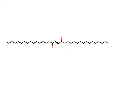 Ditetradecyl but-2-enedioate structure