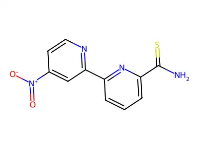 (2,2'-Bipyridine)-6-carbothioamide, 4'-nitro- structure