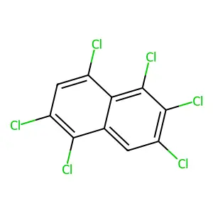 1,2,3,5,6,8-Hexachloronaphthalene structure