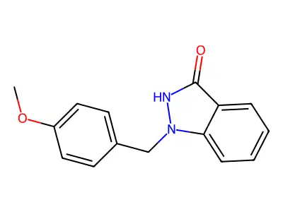 1H-Indazol-3-ol, 1-(p-methoxybenzyl)- structure
