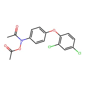Acetamide, N-(acetyloxy)-N-(4-(2,4-dichlorophenoxy)phenyl)- structure