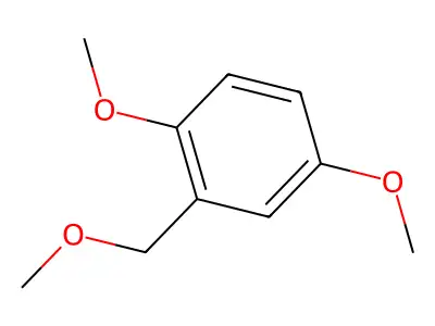 Benzene, 1,4-dimethoxy-2-(methoxymethyl)- structure