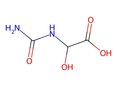 Ureidoglycolic Acid structure