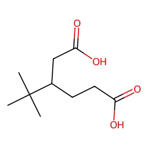 3-tert-Butyladipic acid structure