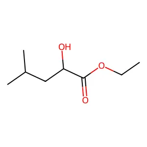 Ethyl 2-hydroxy-4-methylpentanoate structure