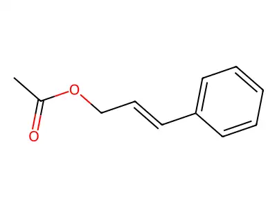 3-Phenyl-2-propen-1-yl acetate structure