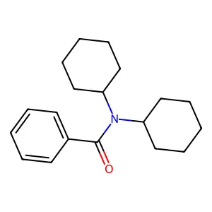Benzamide, N,N-dicyclohexyl- structure