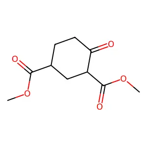 1,3-Dimethyl 4-oxocyclohexane-1,3-dicarboxylate structure