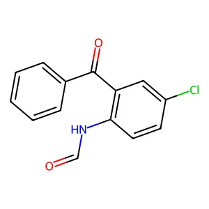 N-(2-Benzoyl-4-chlorophenyl)formamide structure