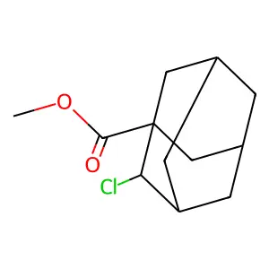 Methyl 2-chloroadamantane-1-carboxylate structure