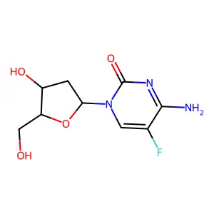 Fluorodeoxycytidine structure