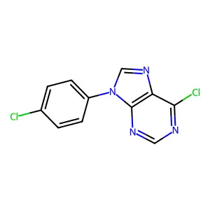 6-Chloro-9-(4-chlorophenyl)-9h-purine structure