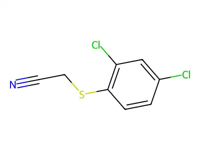 2-[(2,4-Dichlorophenyl)thio]acetonitrile structure