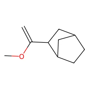 Exo-2-(1-methoxyethenyl)bicyclo[2.2.1]heptane structure