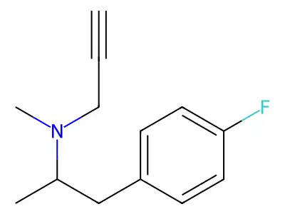 4-Fluorodeprenyl structure
