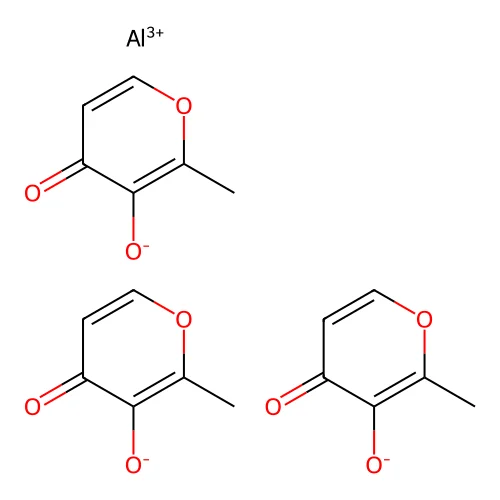 Aluminum maltolate structure