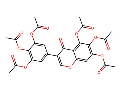 Iriginol hexaaceatate structure