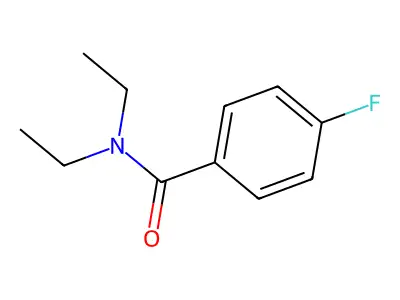 N,N-diethyl-4-fluorobenzamide structure