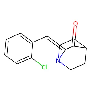 1-Azabicyclo[2.2.2]octan-3-one, 2-[(2-chlorophenyl)methylene]-, (Z)- structure