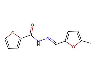 N'-[(E)-(5-methylfuran-2-yl)methylidene]furan-2-carbohydrazide structure
