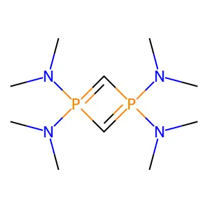 1,3-Diphosphacyclobutadiene, 1,1,3,3-tetra(dimethylamino)- structure