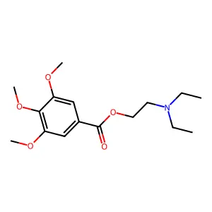 2-(Diethylamino)ethyl 3,4,5-trimethoxybenzoate structure