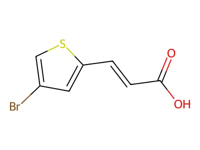 3-(4-Bromothiophen-2-yl)acrylic acid structure