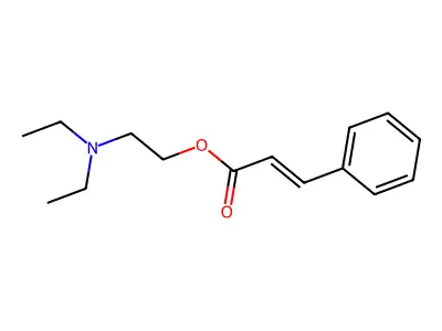 2-(Diethylamino)ethyl 3-phenylprop-2-enoate structure