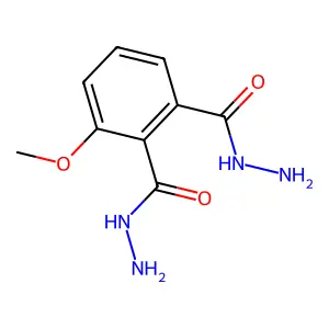 3-methoxy-N,N'-diaminophthalamide structure