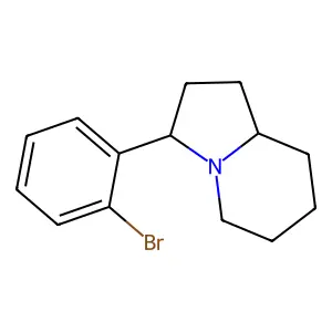 3-(2-Bromophenyl)octahydroindolizine structure