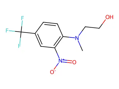 2-[Methyl-2-nitro-4-(trifluoromethyl)anilino]ethan-1-ol structure