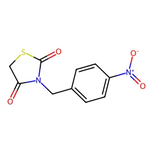 3-[(4-Nitrophenyl)methyl]-1,3-thiazolidine-2,4-dione structure