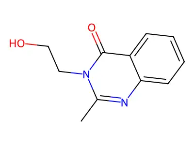3-(2-Hydroxyethyl)-2-methyl-3,4-dihydro-4-quinazolinone structure