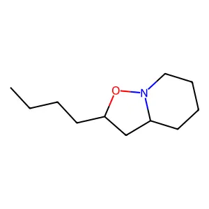 2H-Isoxazolo[2,3-a]pyridine, 2-butylhexahydro- structure
