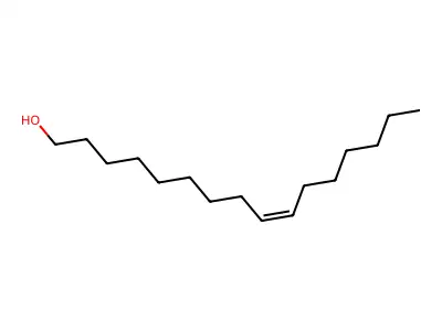 Hexadec-9-en-1-ol structure