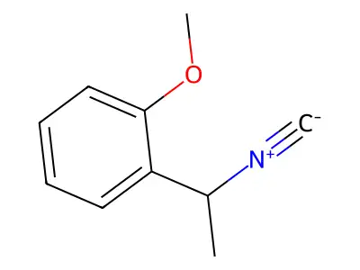 1-(1-Isocyanoethyl)-2-methoxybenzene structure