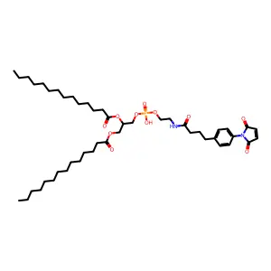 N-(4-(4-Maleimidophenyl)butyryl)phosphatidylethanolamine structure
