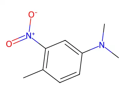 N,N,4-trimethyl-3-nitroaniline structure