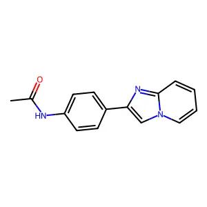 N-(4-Imidazo[1,2-a]pyridin-2-ylphenyl)acetamide structure