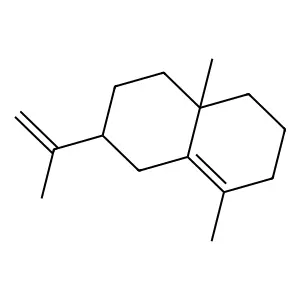 2-Isopropenyl-4a,8-dimethyl-1,2,3,4,4a,5,6,7-octahydronaphthalene structure