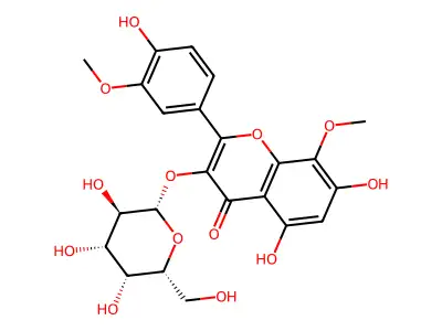 Limocitrin-beta-D-glucoside structure