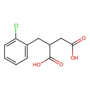 2-(2-Chlorobenzyl)succinic acid structure