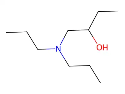 2-Butanol, 1-(dipropylamino)- structure