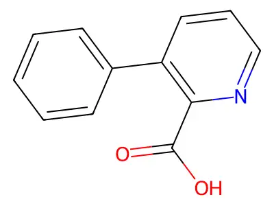 3-phenylpyridine-2-carboxylic Acid structure