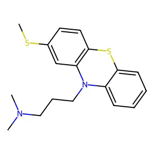 N,N-Dimethyl-2-(methylthio)-10H-phenothiazine-10-propanamine structure