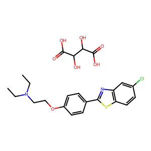 Haletazole tartrate structure