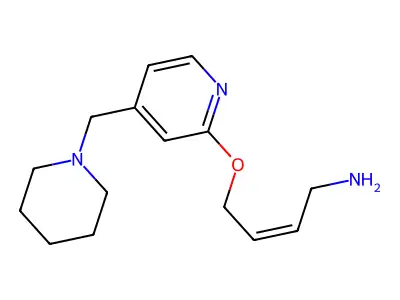 Pibutidine structure