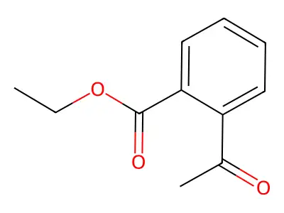Ethyl 2-acetylbenzoate structure
