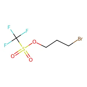 3-Bromopropyl 1,1,1-trifluoromethanesulfonate structure