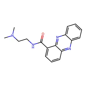 1-Phenazinecarboxamide, N-(2-(dimethylamino)ethyl)- structure